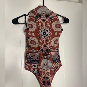 Free people intimately bodysuit. Tank with turtle neck